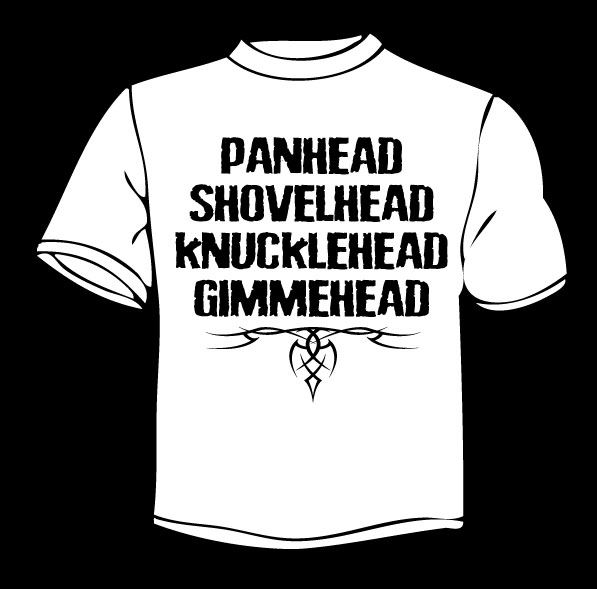 panhead shovelhead knucklehead gimmehead